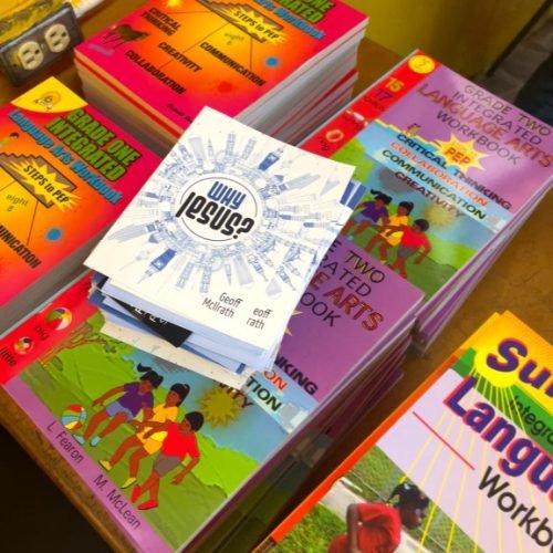 Love of Hearts Foundation back-to-school drive text books and workbooks