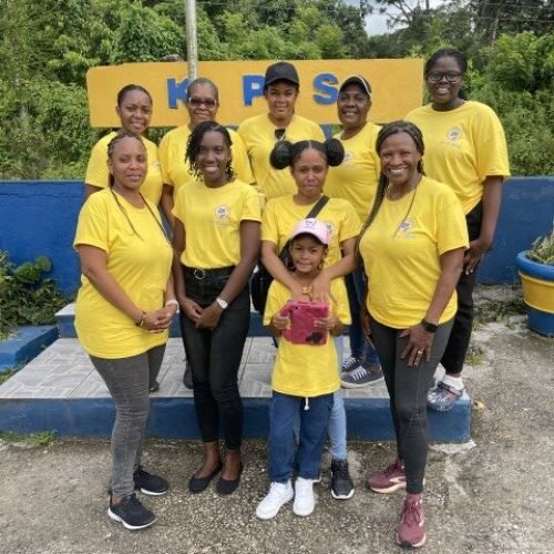 Love of Hearts Foundation Volunteers gathering, Back to School Drive