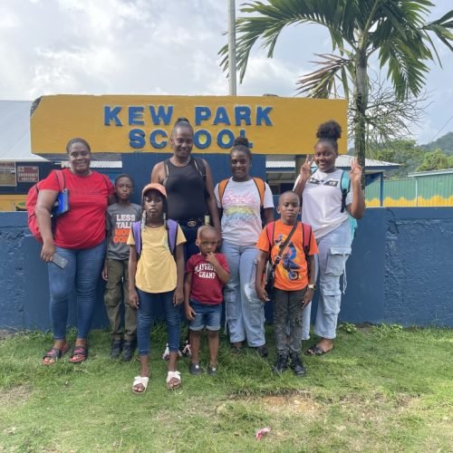 Love of Hearts Foundation Back to School Drive 2025 Parents and students from Westmoreland Jamaica